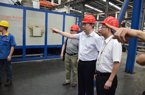  眉山市宋朝华市长光临我司调查领导工作