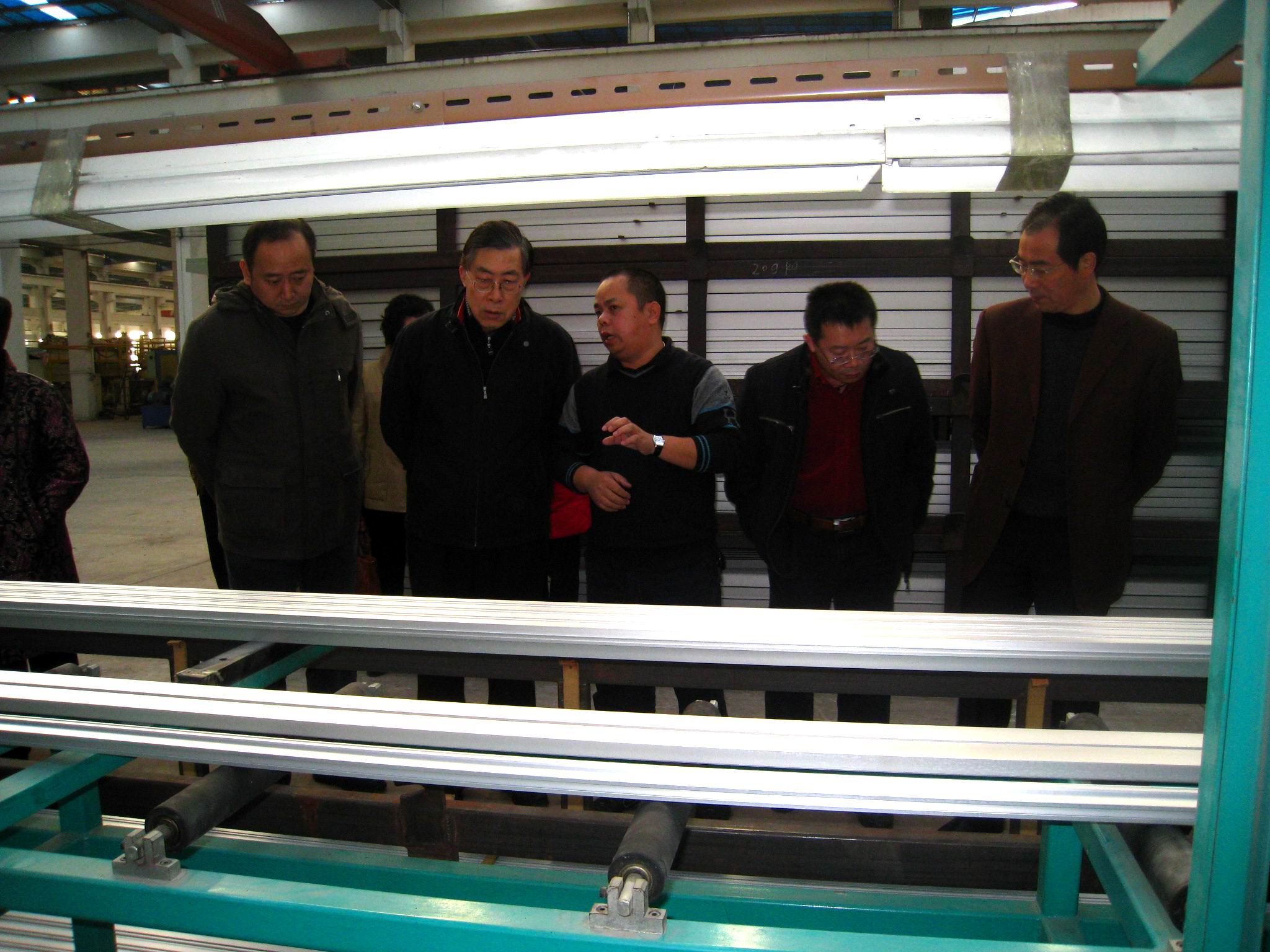 江苏省质量监督局辅导来我公司参观调查