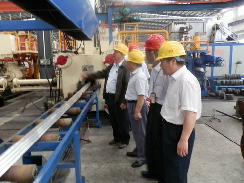 刘静安等驰名专家及教授到我司领导工作