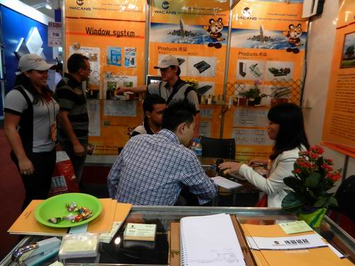 我公司参与2012巴西国际门窗幕墙展览会