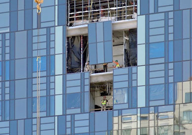 在幕墙施工的过程中，有哪些当苦衷项？