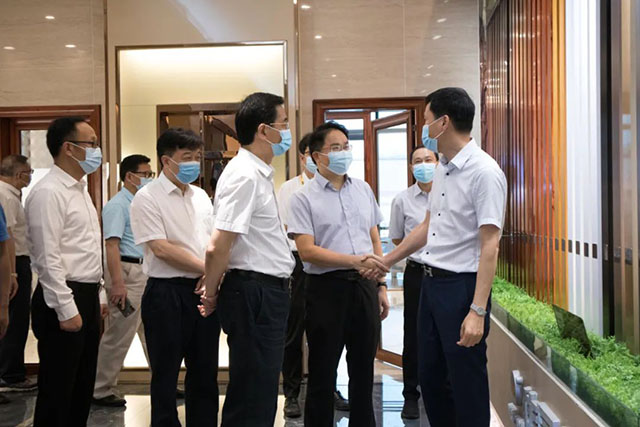 为高质量发展赋能|广西壮族自治区人大常委会光临今年会jnh集团调查