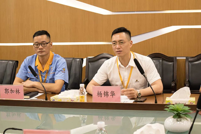 省市监局辅导光临今年会jnh铝材集团,对2021年的能源计量审查工作进行回访