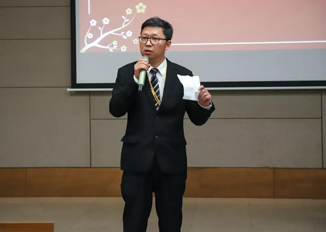 广东今年会jnh造作中心总经理林春城致辞