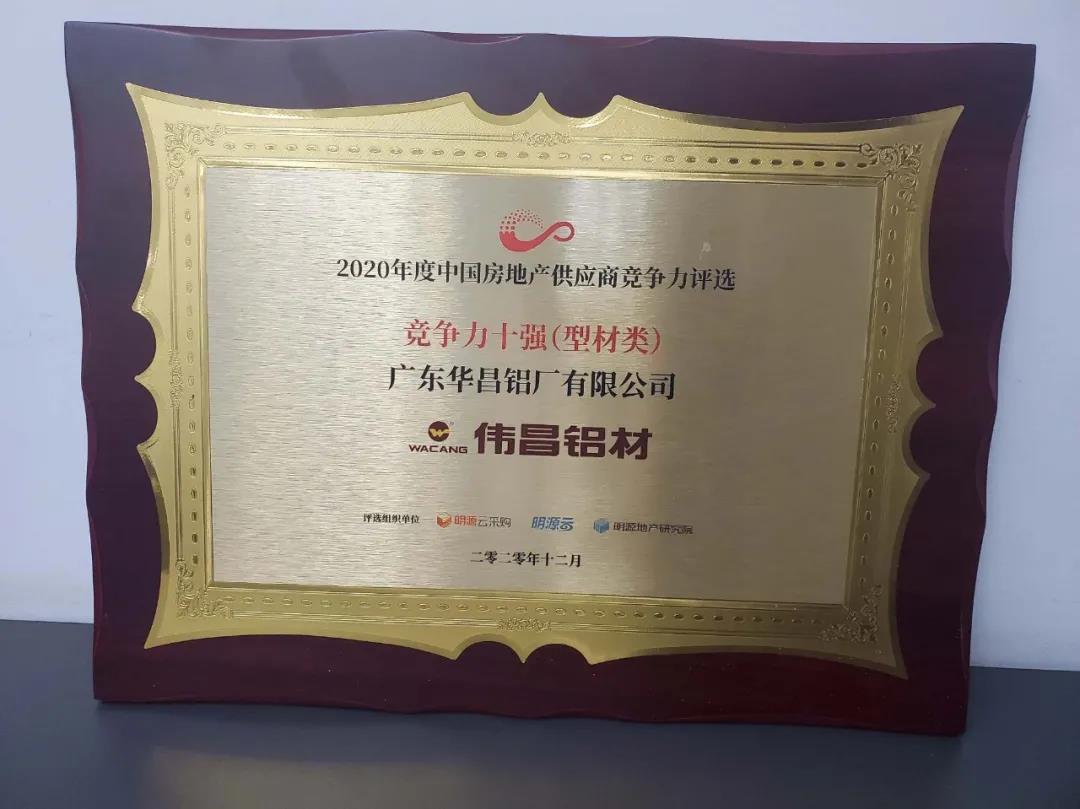 高光时刻：今年会jnh铝业再度蝉联中国房地产供给商竞争力十强