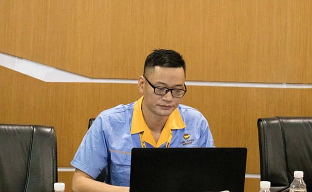 省市监局辅导光临今年会jnh铝材集团,对2021年的能源计量审查工作进行回访